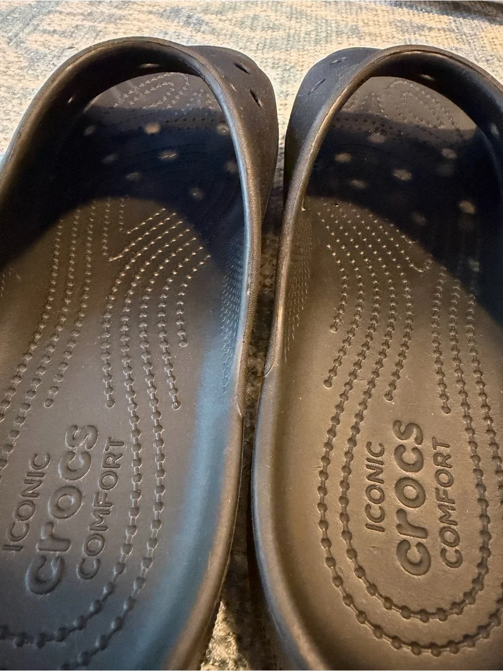 Crocs Iconic Comfort Platform Slide - Black